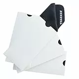 THAKKER Record Cloths - Reinigungstücher für Schallplatten | Vier Tücher zur Plattenreinigung | schwarz