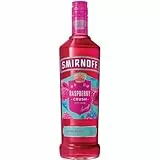 Smirnoff Raspberry Crush | Wodka mit Fruchtgeschmack | erfrischend-volles Aroma | ideal für Cocktails und Longdrinks | meisterhaft destilliert auf englischem Boden | 25% vol. | 700ml Flasche
