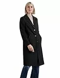 STREET ONE Damen A201958 Mantel in Woll-Optik, Black, 40