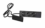 Schulte 151000156100 Evoline Plug Schukostecker schwarz