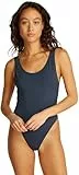 Calvin Klein Damen Badeanzug Scoop Back mit Rückenausschnitt, Blau (India Ink), M