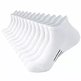 Niofind Sneaker Socken Damen Füßlinge Baumwolle Sportsocken Atmungsaktives Kurz Anti-Blasen Socken Damen Gepolsterte Laufsocken 6 Paar 35-38/39-42
