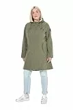 Ulla Popken Damen große Größen Übergrößen Plus Size HYPRAR Softshelljacke, wasserabweisend, 2-Wege-Zipper lodengrün 54+ 839757190-54+