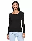 ONLY Damen Onllive Love Life L/S Oneck Top Noos JRS T-Shirt, Schwarz, L EU