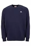 Kappa VAUKE Unisex Sweatshirt I Pullover Herren aus Baumwolle I Basic für Sport und Freizeit I Sweater für Frauen & MännerI Pulli in Größe L, blau