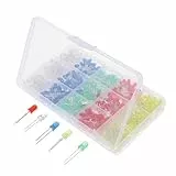 SOLUSTRE 500stücke Led-diodenleuchten Leuchtdioden aus Praktische Leuchtmittel für Elektroprojekte und Unterrichtsexperimente Energiesparend und Langlebig