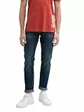 TOM TAILOR Denim Herren Piers Slim Jeans, Dark Stone Wash Denim,33W / 36L