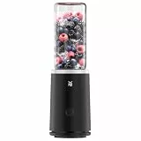 WMF Mix & Go Touch Smoothie Maker to go, tragbarer Mixer & kompakter Standmixer, 500 W Hochleistungsmixer, Ultra-Blade Edelstahlklinge, auslaufsichere To-Go Trinkflasche, recycelter Kunststoff, Lava