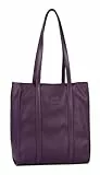 Gabor bags Elfie Damen Shopper Umhängetasche Reißverschluss Klein Lila