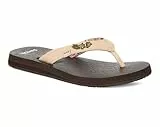 Sanuk Yoga Paradise II - Damen-Sandalen, Natural Paradise Palms, 36 EU