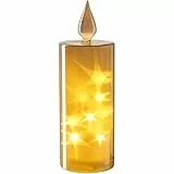 Leonardo LED Kerze CAPANNA, 27 cm, gold