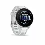 Garmin Forerunner 165 43mm - Lauf-Smartwatch, 1,2' AMOLED Touchscreen, bis zu 11 Tage Akkulaufzeit, 25+ Sport-Apps, Trainingsempfehlungen, Gesundheitsdaten, smarten Funktionen