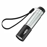Ansmann DAILY USE LED Taschenlampe 70B inkl. AA Batterie optimal geeignet für Einsätze im Haus Garten Garage Auto Werkstatt oder Camping Leuchte handlich & robust 70 Lumen, Silber