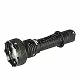 ACEBEAM L35 Taktische Taschenlampe, 5000 Lumen Aufladbare LED Taschenlampe, 650 Meter Reichweite, Extrem Helle Taschenlampe mit Doppel-Schaltern für Notfälle, Suche