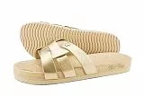 flip*flop Damen Hausschuh toscany, Gold, Größe 41 EU