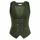 Belle Poque Damen Zweireihige Knöpfe Einfarbig Gebogenes Revers Angenehmer Stoff Jacke für Abendkleid Outwear BP0150A21-01_2XL