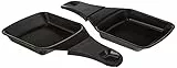 Tefal SPVINP28885 Lot de 2 Coupelles Antiadhésives Pour 2 antihaftbeschichtete Raclette-Schalen XA400202, Edelstahl, Schwarz