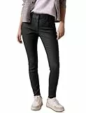Cecil Damen B377908 Beschichtete Hose, Schwarz, 34W / 30L EU