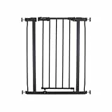 Dreambaby AVA Slimline Babyschutzgitter – sicheres & ausziehbares Druckgitter für Treppen und Hunde – 61–68 cm breit & 76 cm hoch – Anthrazit