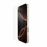 Belkin ScreenForce UltraGlass 2 Schutzfolie für iPhone 16 Pro, kratzfest, kristallklar, dünnes Glas, mit Positionierungsschale zur blasenfreien Anbringung, 9H Härte, Displayschutz für iPhone 16 Pro