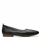 Clarks Damen Fawna Soft Ballerinas, Black Leather, 39 EU