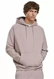 Urban Classics Herren Blank Hoody – Locker Geschnittener Kapuzenpullover mit Kängurutasche und Verstellbarer Kapuze für Freizeit Alltag Sport und Streetwear,Duskrose,L