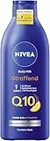NIVEA Q10 Straffende Body Milk, Lotion für straffere Haut & verbesserte Elastizität in 7 Tagen, Körpercreme mit purem Q10, Vitamin C & angenehmen Orangenduft (400 ml)