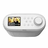 Hama Internetradio mit Digitalradio (WLAN/DAB+/DAB/UKW, Bluetooth, Spotify Streaming, 30 Speicherplätze, 2 Direktwahltasten, Radiowecker, Unterbauradio, 2,4 + 5 GHz, 2,4“ Farbdisplay, 5W) weiß
