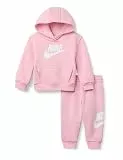NIKE Unisex Kinder Club Fleece Set, Medium Soft Pink, 18 Monate EU