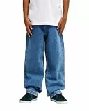 Quiksilver Taxer Baggy Denim Hose für Jungen, 8-16 Jahre, Blau, 12
