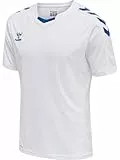 hummel Herren Hmlcore Xk Poly Jersey S/S Blouse, White/True Blue, L EU