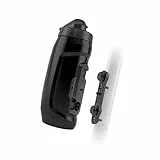 Fidlock TWIST bottle 590 + bike base – 590 ml Fahrrad Trinkflasche mit magnet-mechanischem Flaschenhaltersystem, inkl. Halterung, BPA-frei & spülmaschinengeeignet, Farbe Black