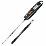 ThermoPro Fleischthermometer Digital Thermometer Kochen mit Schutzhülle Bratenthermometer Küchenthermometer mit Langer Batterielaufzeit Grillthermometer für Braten Baken Baby-Ernährung TP516