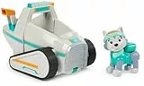 PAW PATROL, Schneemobil mit Everest-Figur (Sustainable Basic Vehicle/Basis Fahrzeug), Spielzeug für Kinder ab 3 Jahren