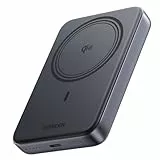 UGREEN Nexode Qi2 Wireless Powerbank 10000mAh kompatibel mit Magsafe 15W kabellose Power Bank & 20W USB-C-Schnellladefunktion externer Akku kompatibel mit iPhone 16 Pro Max/16/15-12