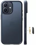 TORRAS Guardian für iPhone 17 Hülle mit Kameratastenschutz, 3,66m Zertifizierte Militärschutz Stoßfest Schutzhülle, 9H+ Kratzfest Transluzente Rückseite, Case für iPhone 17 Handyhülle Matt Schwarz