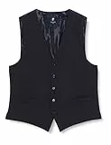 Pierre Cardin Herren Weste Wesley Anzugweste, per Pack Blau (Blau 3010), 50 (Herstellergröße: 50)