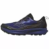 Saucony Peregrine 15 GTX Herren Traillaufschuhe, Regal/Schwarz, Regal Black, 41 EU
