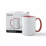 Cricut abgeschrägt Keramik Blanker Becher | Miami | 425 ml (15oz) | 1 x Infusible Tinte Sublimation Bech | Zur Verwendung mit allen Cricut -Schneidmaschinen