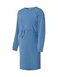 ESPRIT Maternity Damen Dress Nursing Long Sleeve Kleid, Modern Blue - 891, 42 EU