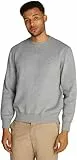 Tommy Hilfiger Herren Sweatshirt Essential Fleece Crew Neck Regular Fit, Grau (Medium Grey Heather), XS
