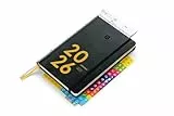 weekview compact extended 2026 – der clevere Wochenplaner A6+ Okt 25–März 27 | Personal Organizer mit Gummiband, Lesebändern, Sticker, Einstecktasche, Tafelkalender (Classic, Black)