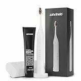 Zahnheld® Elektrische Schallzahnbürste GERO G3 mit Reiseetui und Bürstenkopf | Natural White Whitening Zahnpasta | Für eine täglich effektive Zahnreinigung | Lange Akkulaufzeit | 5 Putzmodi