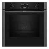 NEFF B6ACP7AG3, N 50, Einbau-Backofen mit Dampfunterstützung, Made in Germany, Slide and Hide, Air Fry, Pyrolyse mit Easy Clean, Kindersicherung, Circotherm, 60 x 60 cm, Graphite Grey