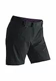 Maier Sports Lulaka Shorts, Kurze Damen Wanderhose, Wasserabweisende Outdoorhose für Trekking und Hiking, PFC-frei, mSTRETCH pro 4 & Dryprotec, Schwarz, 40