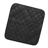 VILLFUL Wasserdichtes Sitzkissen Haushalts sitzpolster Leicht Tragbar Schwarz rutschfest für Zuhause Büro Esszimmer Stuhl Geeignet Pflegeleicht und Dekorativ