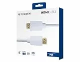 HDMI-Kabel 2.1 [Braided, 8K - 3m, white] PS5