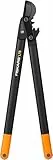 Fiskars PowerGear II Bypass-Getriebeastschere für frisches Holz, Antihaftbeschichtet, Gehärteter Präzisionsstahl, Länge: 70 cm, Schwarz/Orange, L78, 1000584