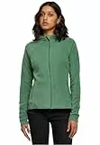 Urban Classics Damen Polar Fleece Zip Hoody – Regular Fit Kapuzenjacke im warmen Fleece Style mit Reißverschluss für Freizeit, Alltag & Streetwear,Salvia,M