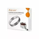 AIEVE 58mm Kaffee Dosierring Dosiertrichter Siebträger Kaffeedosierring Espresso Magnetisch Trichter Ersatzteile für 58mm Siebträgermaschine kompatibel mit Rancilio Silvia, Bezzera BZ10 (Version 2)